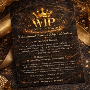 International Women's Day Celebration | March 6 | Women In Power